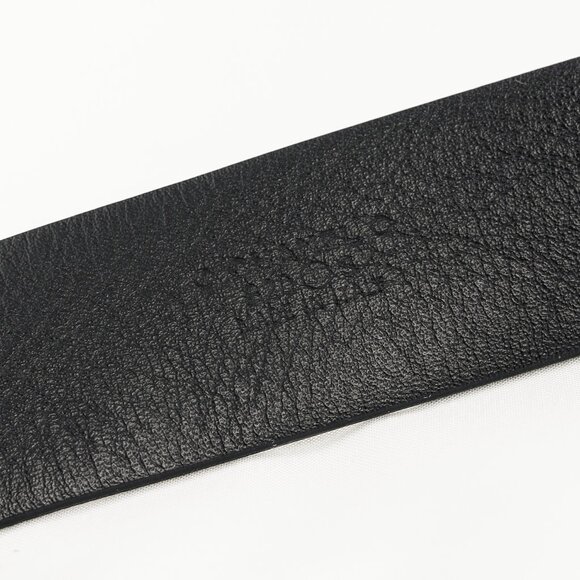 Chanel Black Leather CC Woven-Chain Belt - Picture 4 of 5